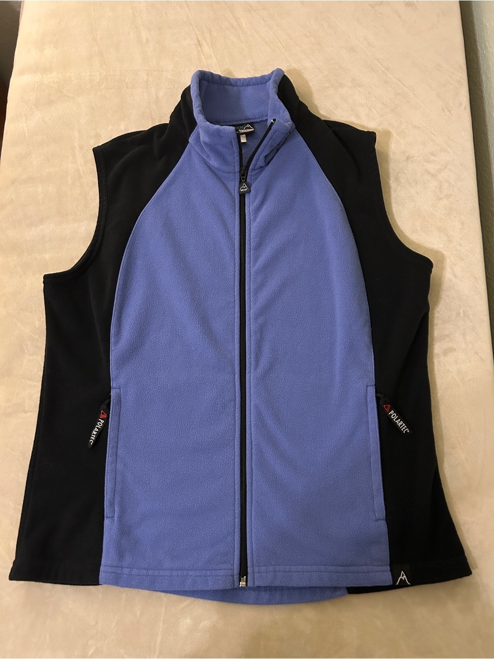 Avalanche Performance Polartec Blue and Black Fleece Vest